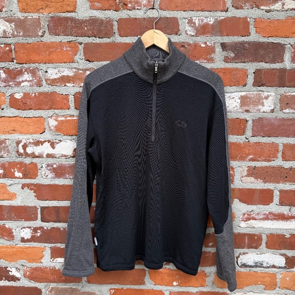 Icebreaker 320 Sport Half Zip‎ Merino Wool Sweater Pullover Size Small - Picture 1 of 8
